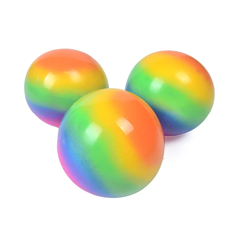 Vent-Ball uva allevia le palle mano Fidget Toy TPR Rainbow Balls giocattoli di decompressione bambini bambini adulto plastica palla elastica regalo