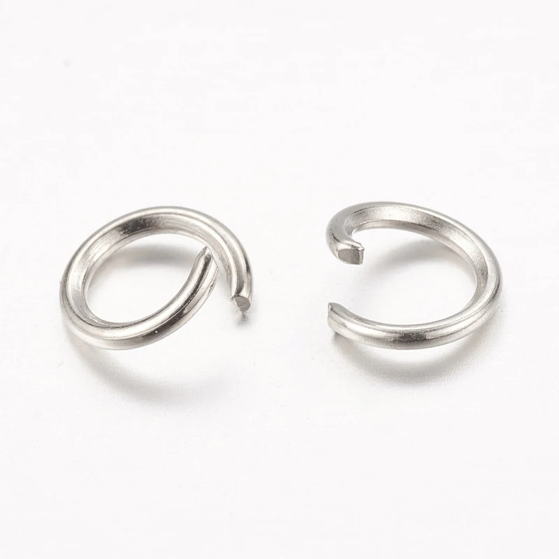 4mm 5mm 6mm Iron Jump Rings Open Jump Rings Jewellery Findings for DIY Jewelry Making Necklace Bracelet Connector