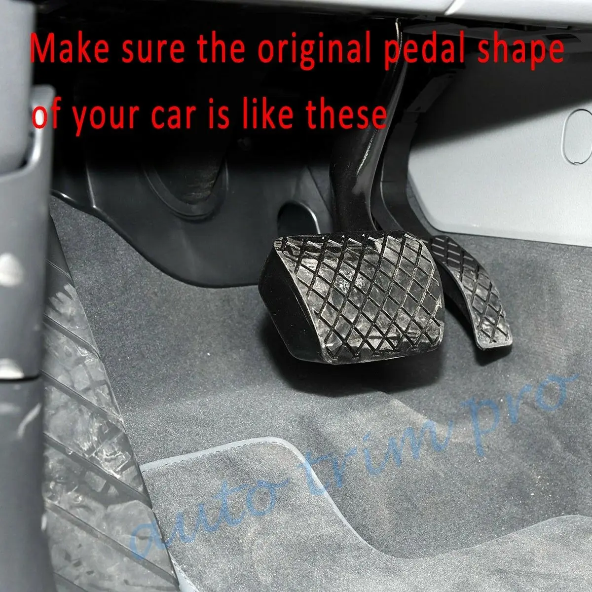 No Drill Fuel Gas Accelerator Brake Foot Rest Pedal Cover Fit For Audi Q5 SQ5 Accessories AT Pad 2017 2018 2019 Model