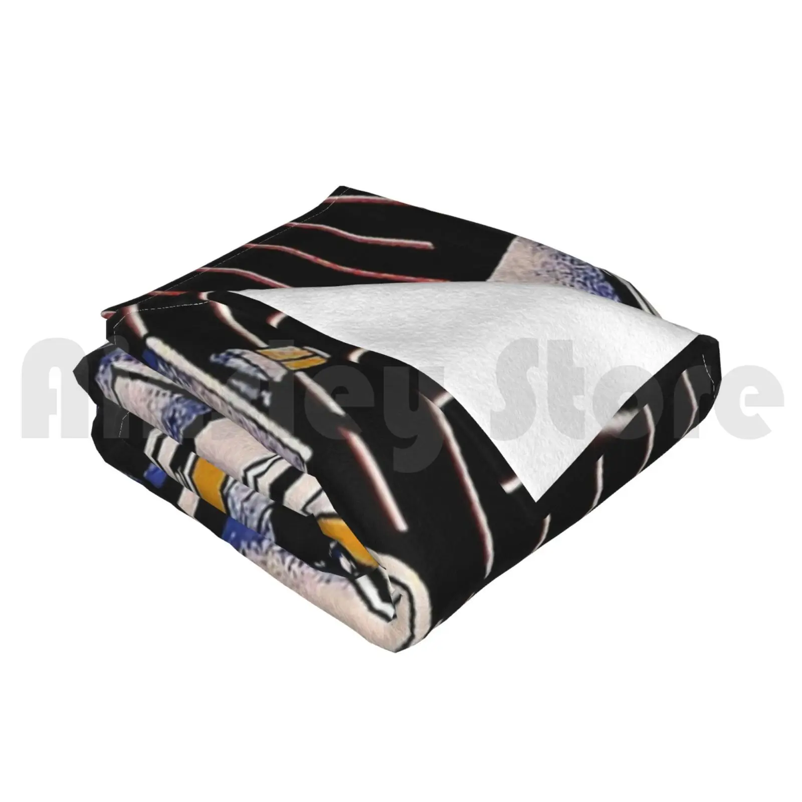 Number 5 Is Alive! Blanket Super Soft Warm Light Thin Johnny 5 Shorticircuit Funny Humour Cute Robot Cute Robot Retro image 6