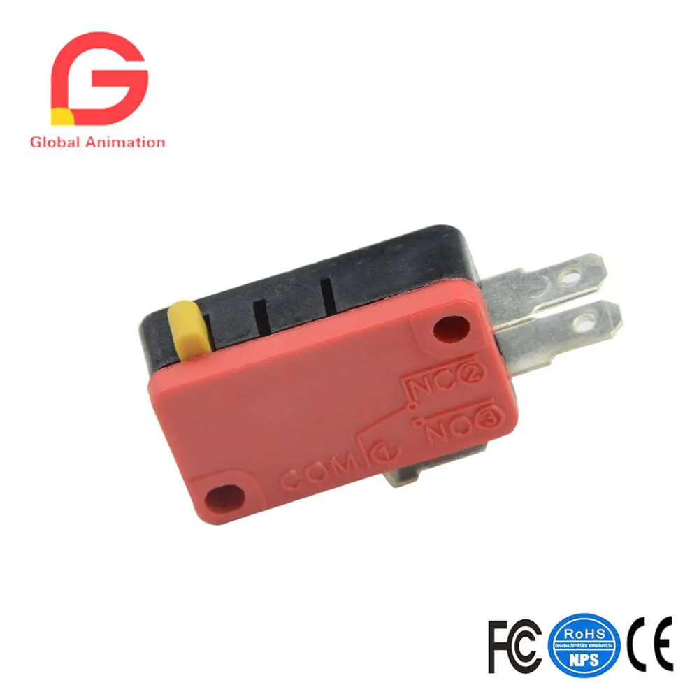 Micro Switch for Arcade, Push Button, 3 Pin, 20 Pcs