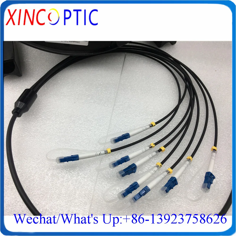 

100M 8F,MM OM1 62.5/125,8Fibers LCUPC-LC/SC/FC/ST LSZH/TPU 8Core Multimode Armored Fiber Optic Patch Cord CPRI FTTA Cable Jumper