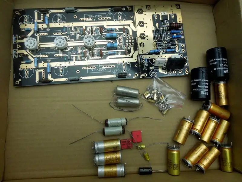 EAR834 MM RIAA Tube Phono Amplifier Stereo AMP LP Turntable Pre-Amp DIY Board