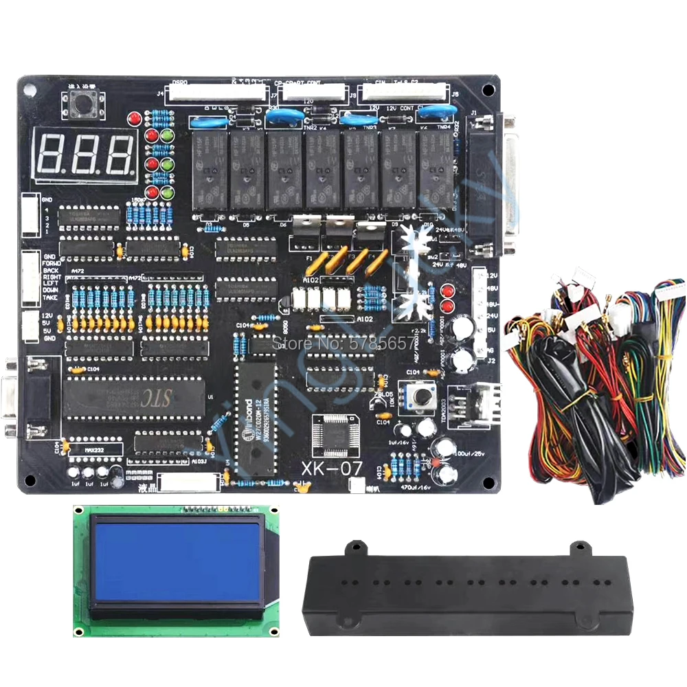 

Crane PCB Board with Sensor, LCD Display, Wire Harness, Toy Crane, Game Cabinet, Doll Machine Kit, Original