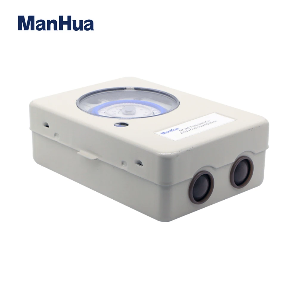 Imagem -05 - Manhua Montagem Mecânica Temporizador Din Rail Trabalho ao ar Livre Impermeável e à Prova de Colisão 100240v ac 15a Mt388