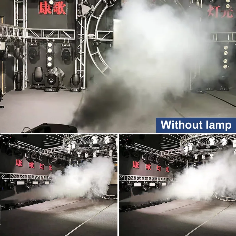 1500w Fog Smoke Machine Stage Fog Machine Disinfection Machine Disco Stage Party Wedding DJ Color Light Effect Light