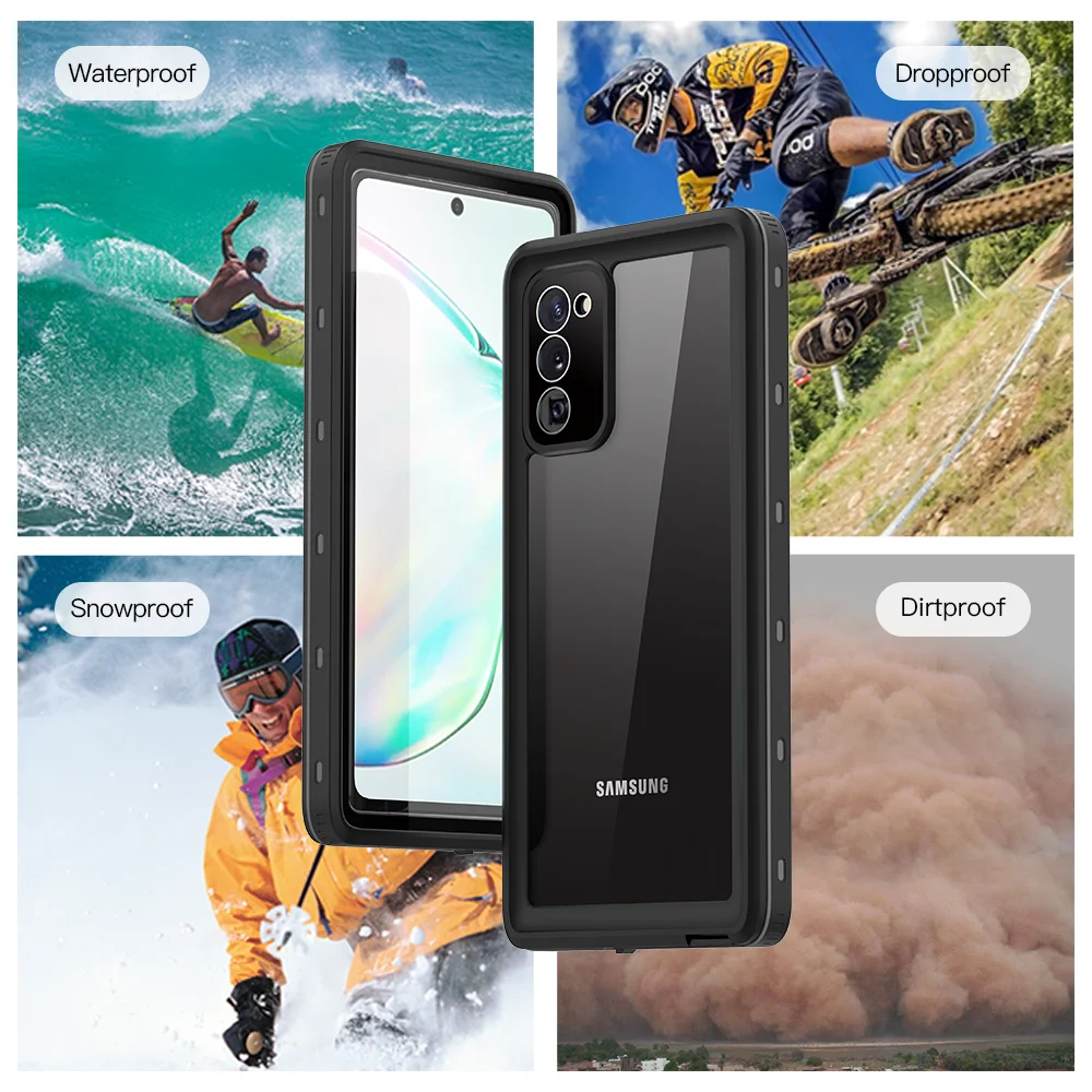 IP68 Waterproof Case For Samsung Galaxy S22 Ultra S23 S24 S25 Note 20 S21 FE S20 Plus A16 Outdoor Swimming Phone Cover