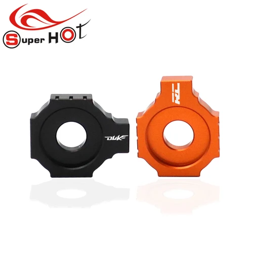 Imagen 2 del producto Para ktm DUKE RC 250 200 390 Adventure DUKE390 RC390 390 accesorios de aventura eje trasero husillo ajustador de cadena bloques tensor