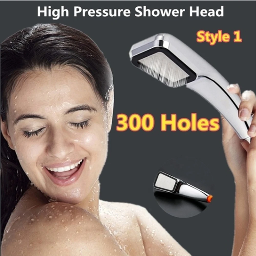 

1 And 3 Function Adjustab Shower Head Handheld High Pressure Filter Filtration Stone Stream Shower Head Water Saving Lonic