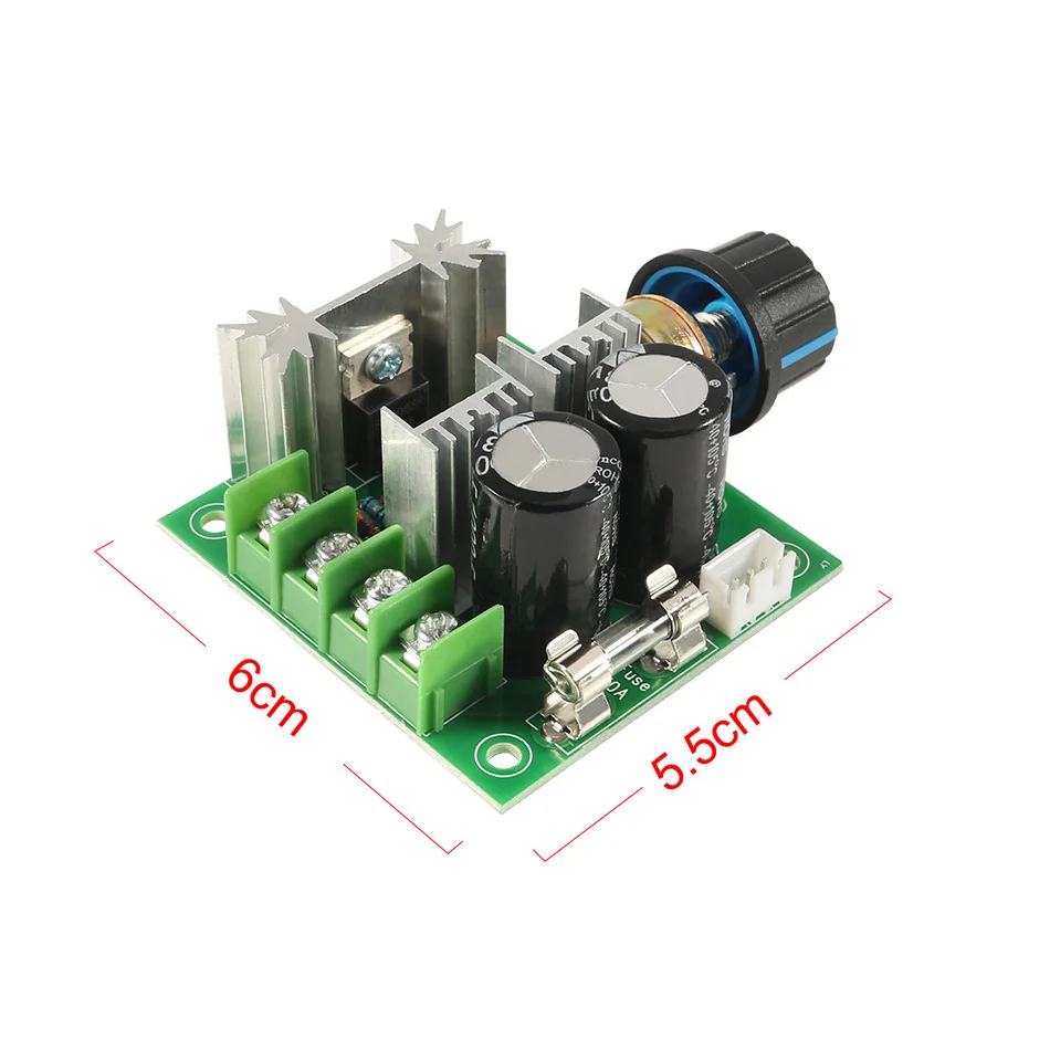 400W 10A PWM Regulator obrotów silnika DC moduł 12-40V regulowana moc Regulator gubernatorem wentylator