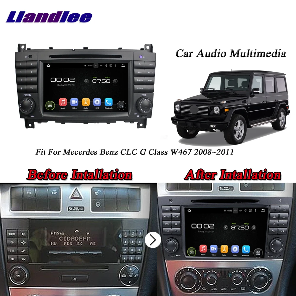 

Car Android Multimedia System For Mecerdes Benz CLC G Class W467 Radio Camera CD DVD GPS Navigation HD TV Screen