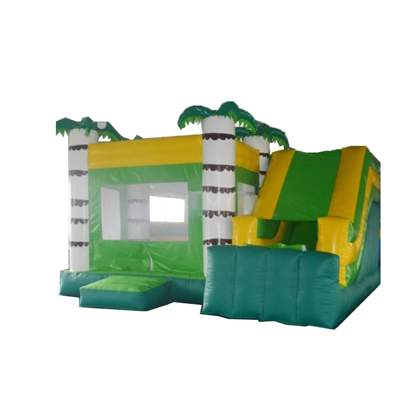 

Free Blower Inflatable Bouncer Slide Inflatabe Castle Inflatable Coconut Palm Bouncer Inflatable Trampoline