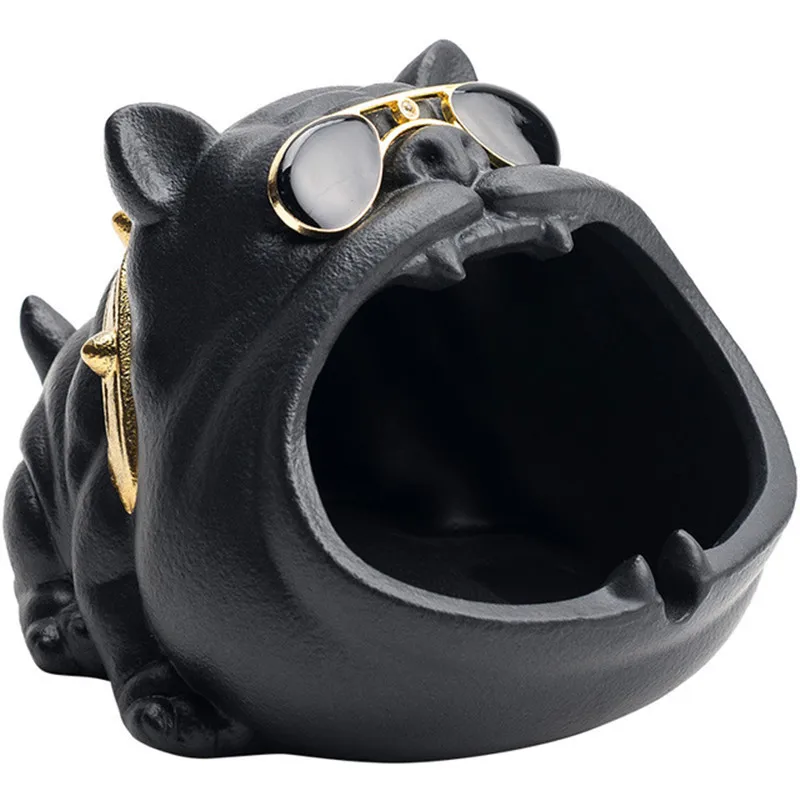 Home Cartoon Dog Ashtray Cute Creative Ceramic Ashtray Personality Knick-Knacks