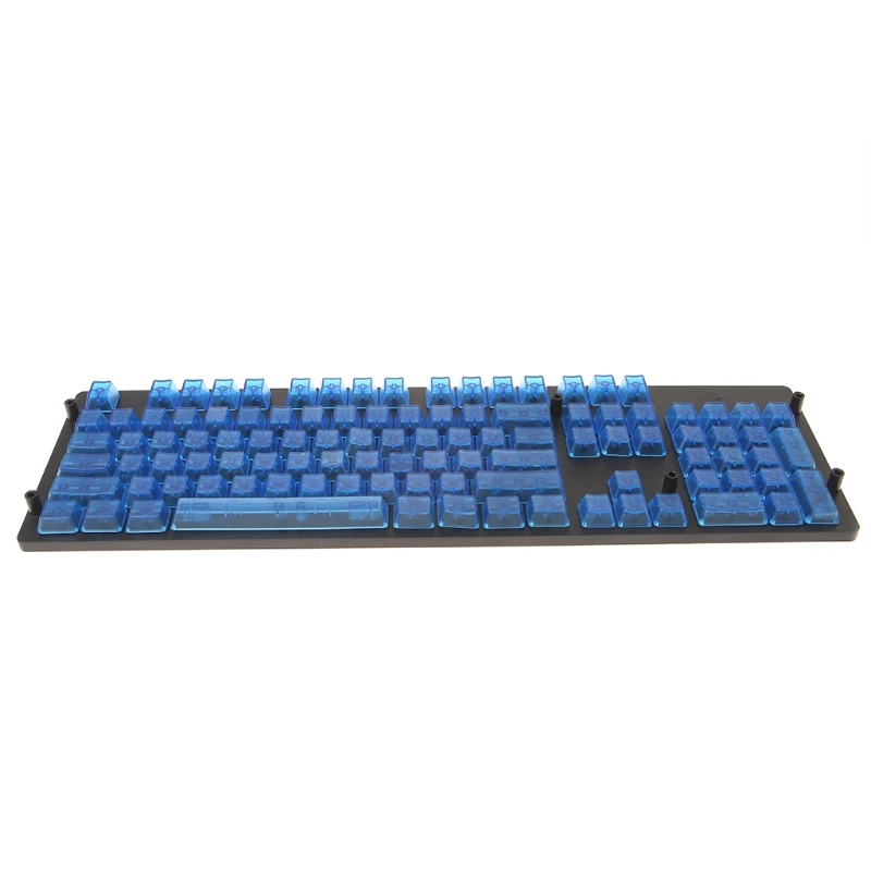 104 tasti ABS Trasparente In Bianco Keycaps Per OEM Interruttori MX Tastiera Gaming