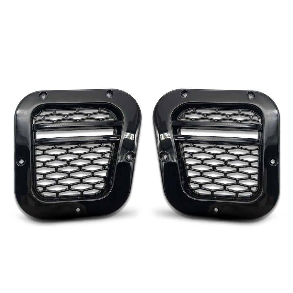 2x for Land rover defend parts Side Vent Grille Tuning  Car auto parts tuning air side vents Grille