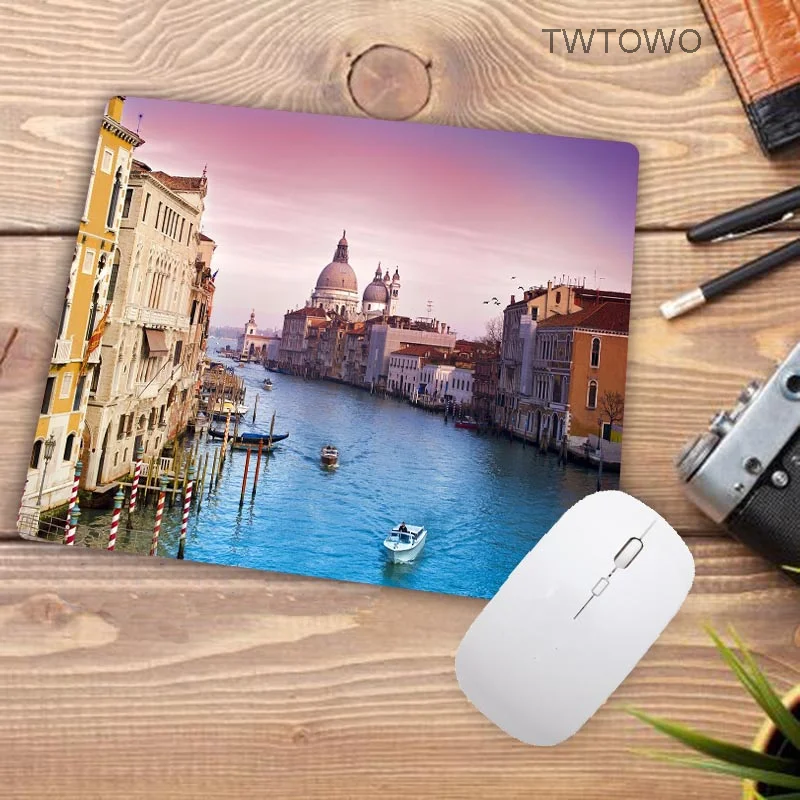 Beach Palm Island sfondo antiscivolo velocità di gioco MousePad 180x220x2mm Design accattivante tappetino da tavolo giocatore Laptop in gomma