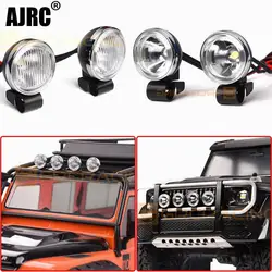 18-20mm Retro Rotondo Tetto Luce/Country Proiettore Faro/Paraurti Anteriore Faretto Per 1/10 Simulazione Rc Auto Trx4 Trx6