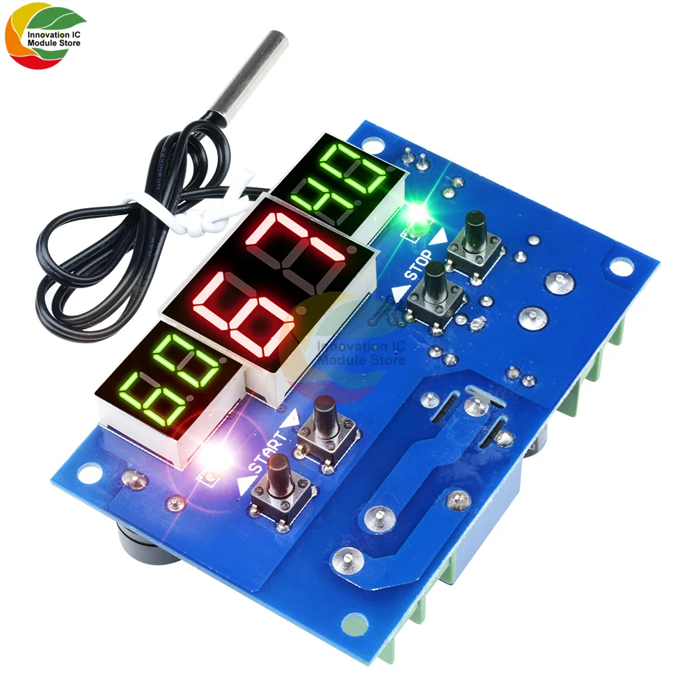 XH-W1401 intelligent digital display thermostat temperature controller, upper and lower limit setting, three-window display