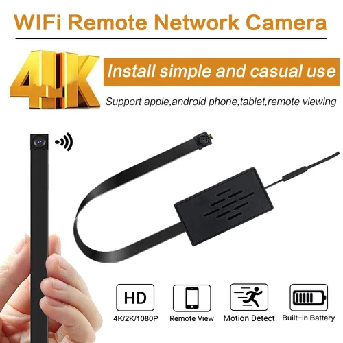 HD 1080P WiFi IP Mini cámara grabadora de vídeo en tiempo Real seguridad del hogar Micro videocámara DIY 4K módulo control remoto de movimiento oculto TF