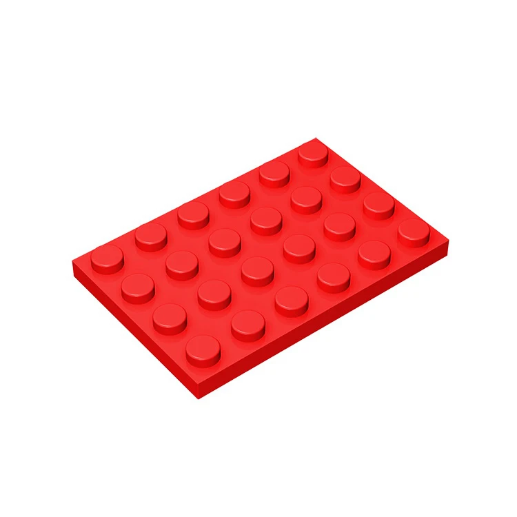 10Pcs MOC Parts 3032 Plate 4 x 6 Compatible Bricks DIY Assmble Building Blocks Particle Kids Puzzle Brain Toy Birthday Gift