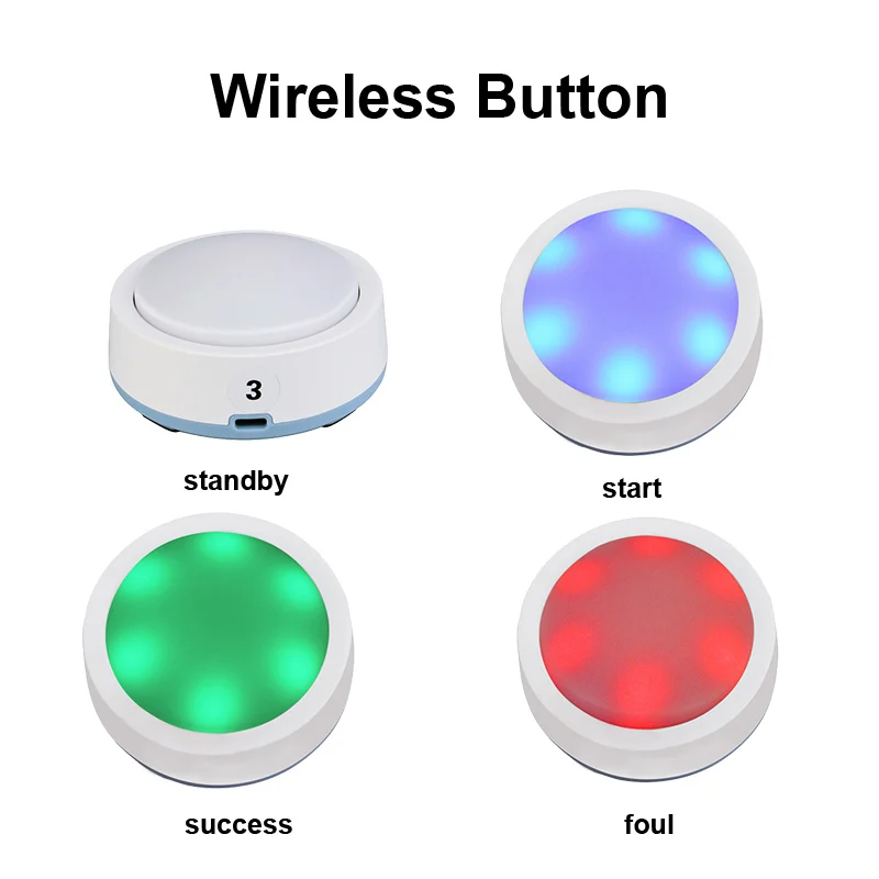 Retekess Game Answer Buzzer TM101 Educational Answer Buzzer For Games Quiz Buzzer System For Class Competition Family Game Night