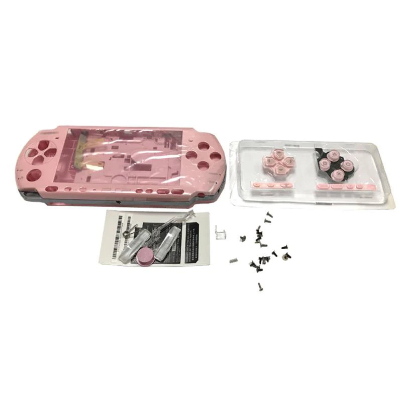 PSP 3000 게임 콘솔 교체 전체 하우징 케이스, 쉘 커버, 무료 스크루 드라이버 및 필름 포함