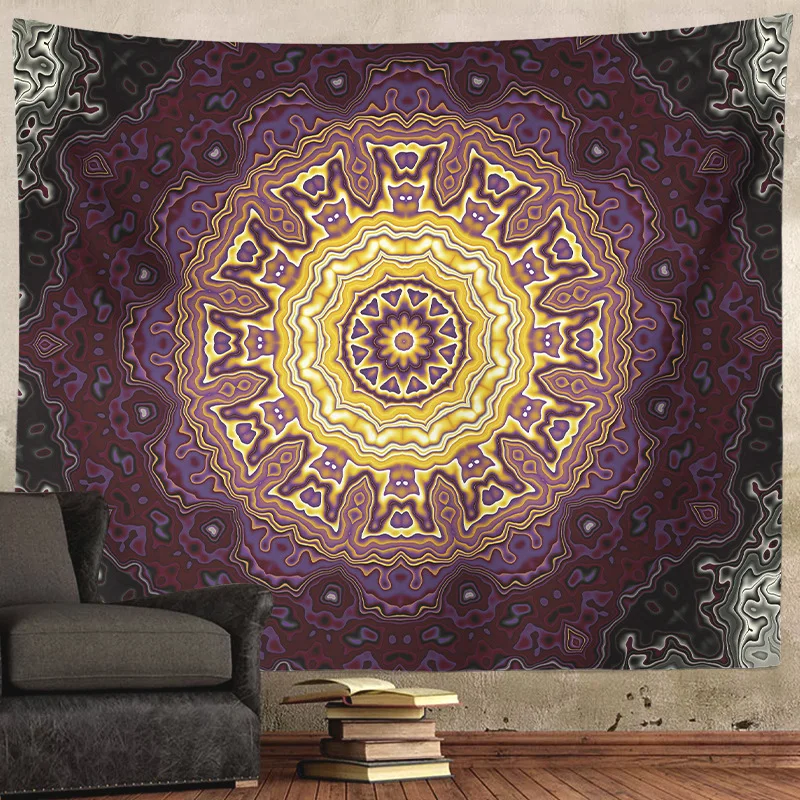 Digital printing mandala tapestry abstract Bohemia metope hangs a picture hanging cloth household adornment wall cloth