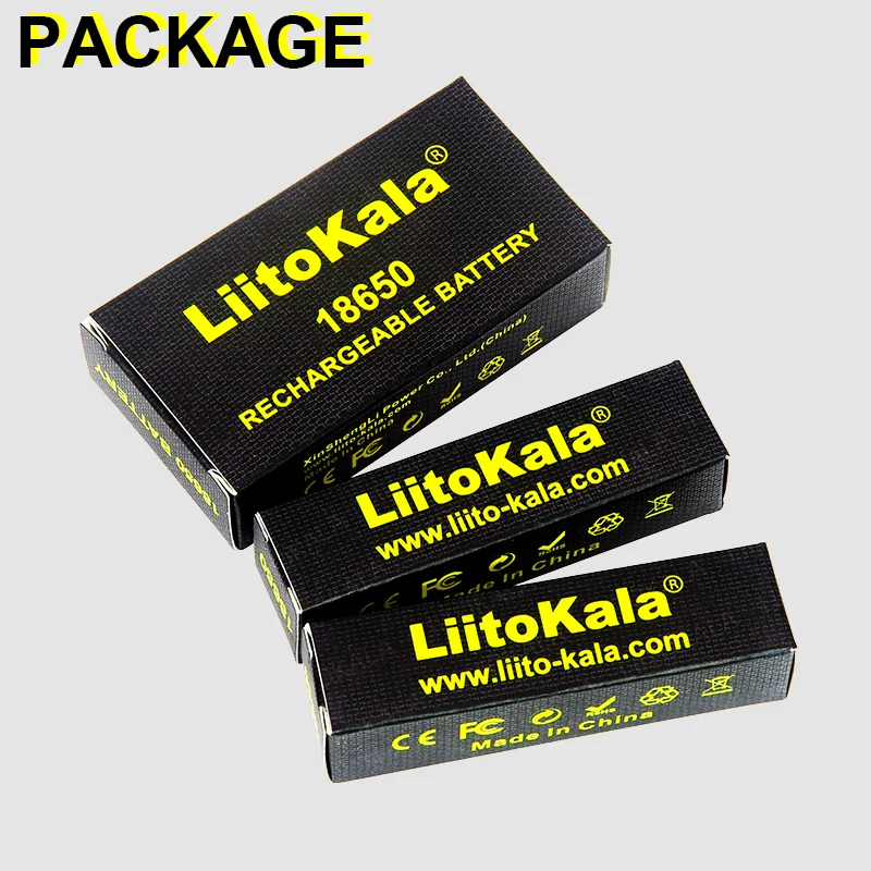 LiitoKala New Lii-35S 18650 3.7V 3500mAh Rechargeable Lithium Battery for LED Flashlight