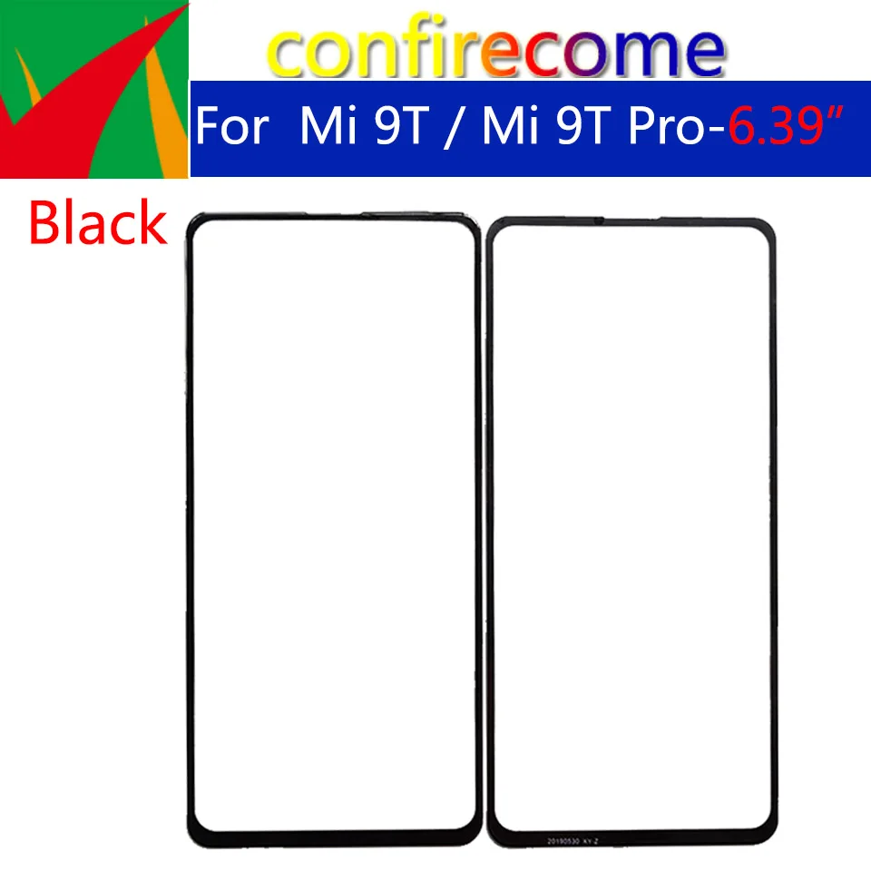 10Pcs\lot For Xiaomi Mi 9T Mi9T Front Touch Panel Glass Replace 6.39