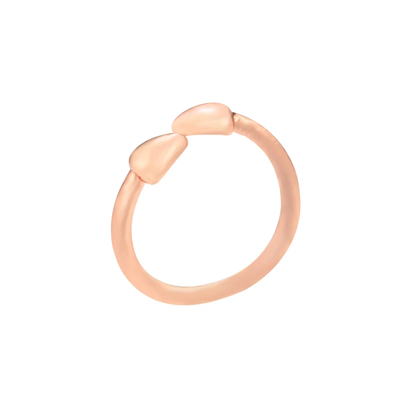 ZHUKOU 15x16mm Simple&stylish adjustable thin metal women's ring for women's birthday party gift good friend ring model: VJ16