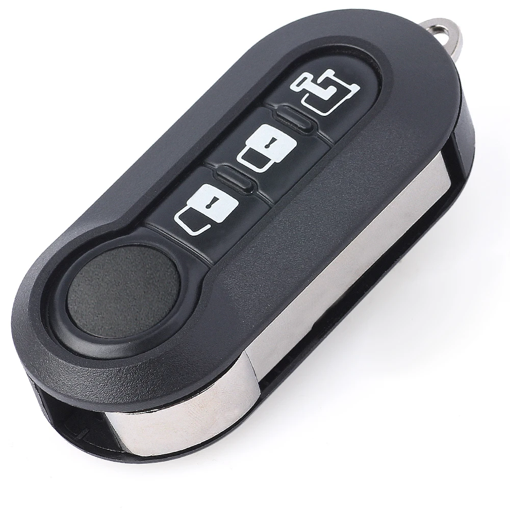 KEYECU LTQF12AM433TX Delphi BCM Portachiavi remoto per Fiat 500 2012 2013 2014 2015 2016 ID46 Chip 434 MHz