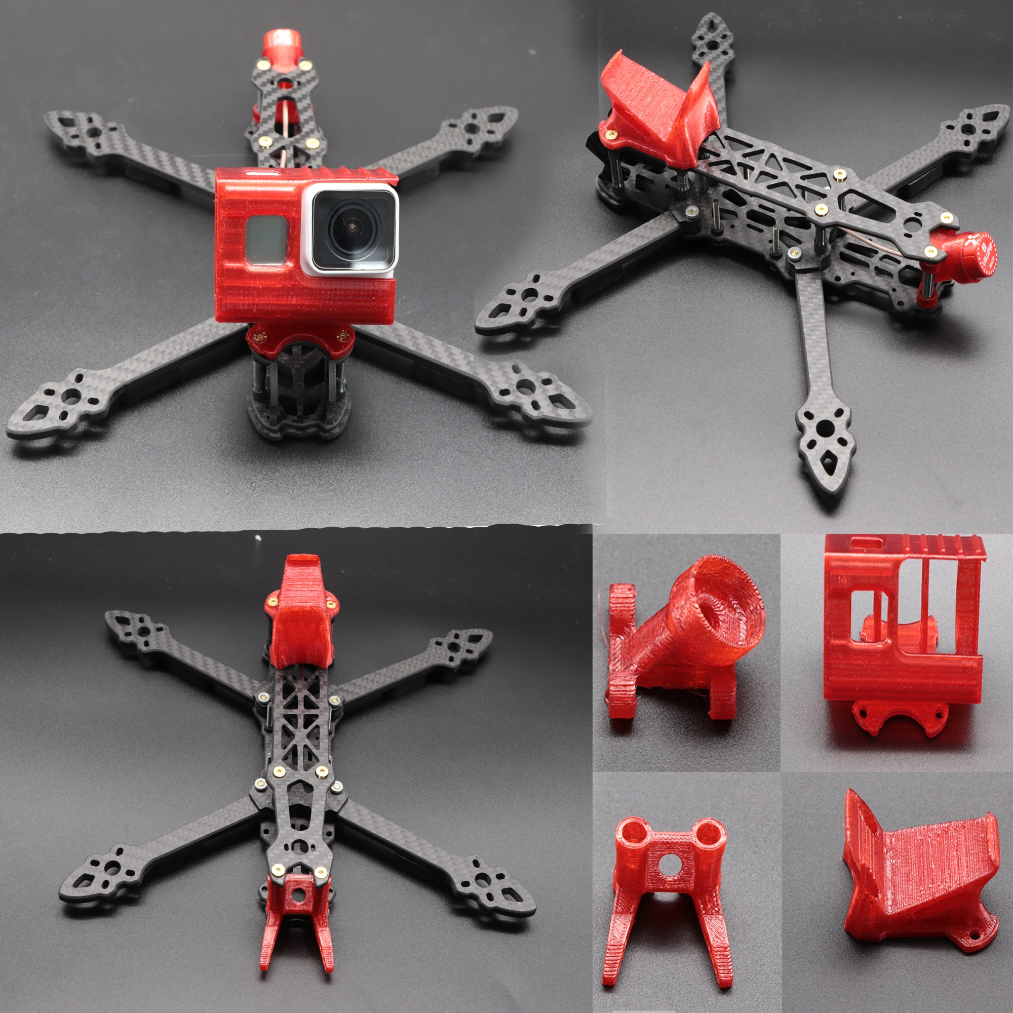 Mark4 Mark 4 3D TPU Druck Gedruckt FPV Kamera Fest Mount/Antenne Halterung für RC FPV Racing Quadcopter Multirotor zubehör