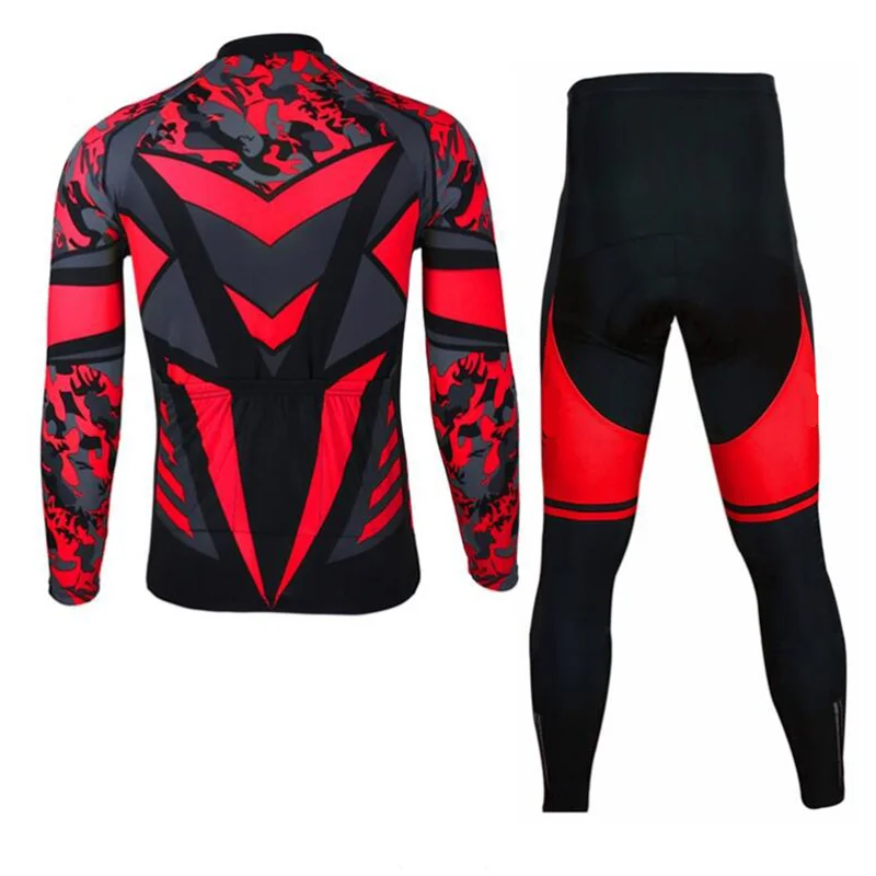 Long Sleeve Bicycle Sets Men Cycling Jersey With Pants Hot Selling Autumn Winter Bike Clothing Racing Suit Pro Team Cycling Sets