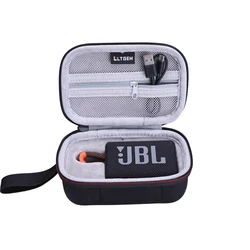 LTGEM estuche rígido de EVA impermeable para altavoz portátil JBL Go 3 con Bluetooth, batería integrada