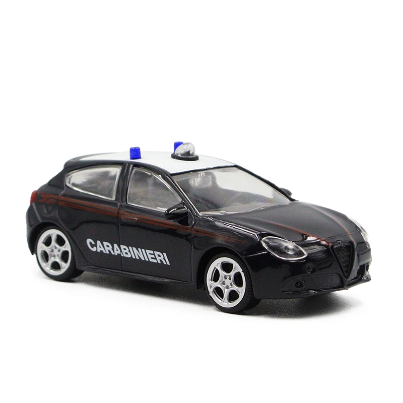 Car Model Toy 1:43 Scale Metal Alloy Car Vehicle Alfa Romeo sports Police Car Model Toy Diecast Vehicles F Kid Collection