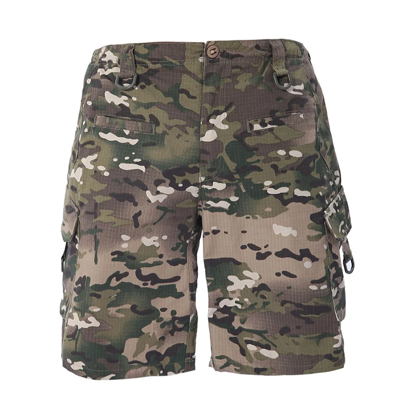 

MC Camouflage Waterproof Shorts Practical Multifunctional Cargo Shorts Outdoor Camping Fishing Hiking Relaxed Comfortable Shorts