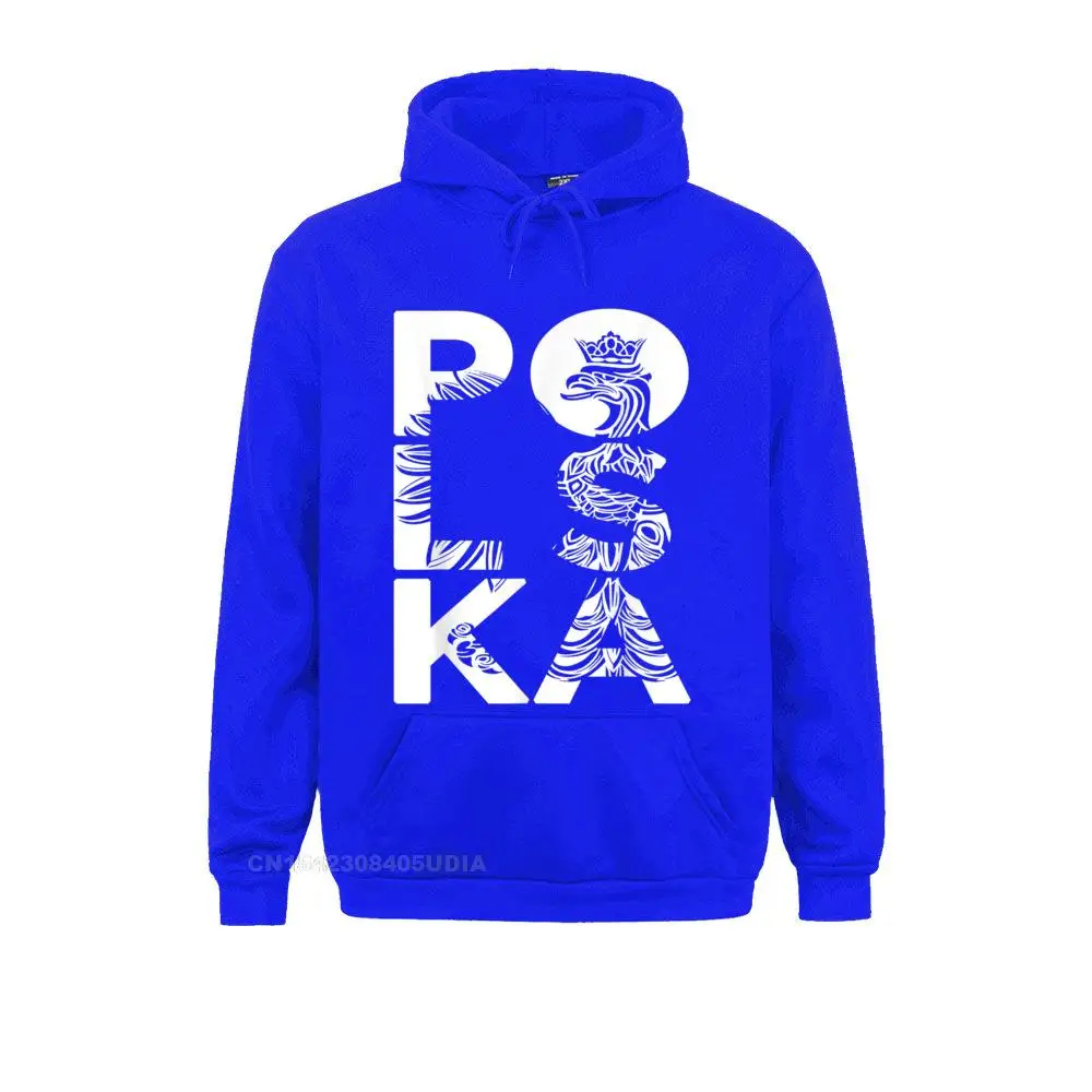 Funky Men Sweatshirts Long Sleeve Hoodies Sportswears Poland Original Crowned Eagle Polska Coat Of Arms Hoodie