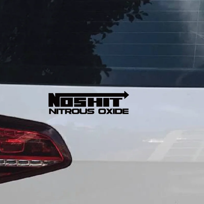 Reflective Type Warning Mark Car Stickers Tuning Racing Car Decal Vinyl  Motorbike for NOS Nitrous Oxide Systems  20cmx5.6cm