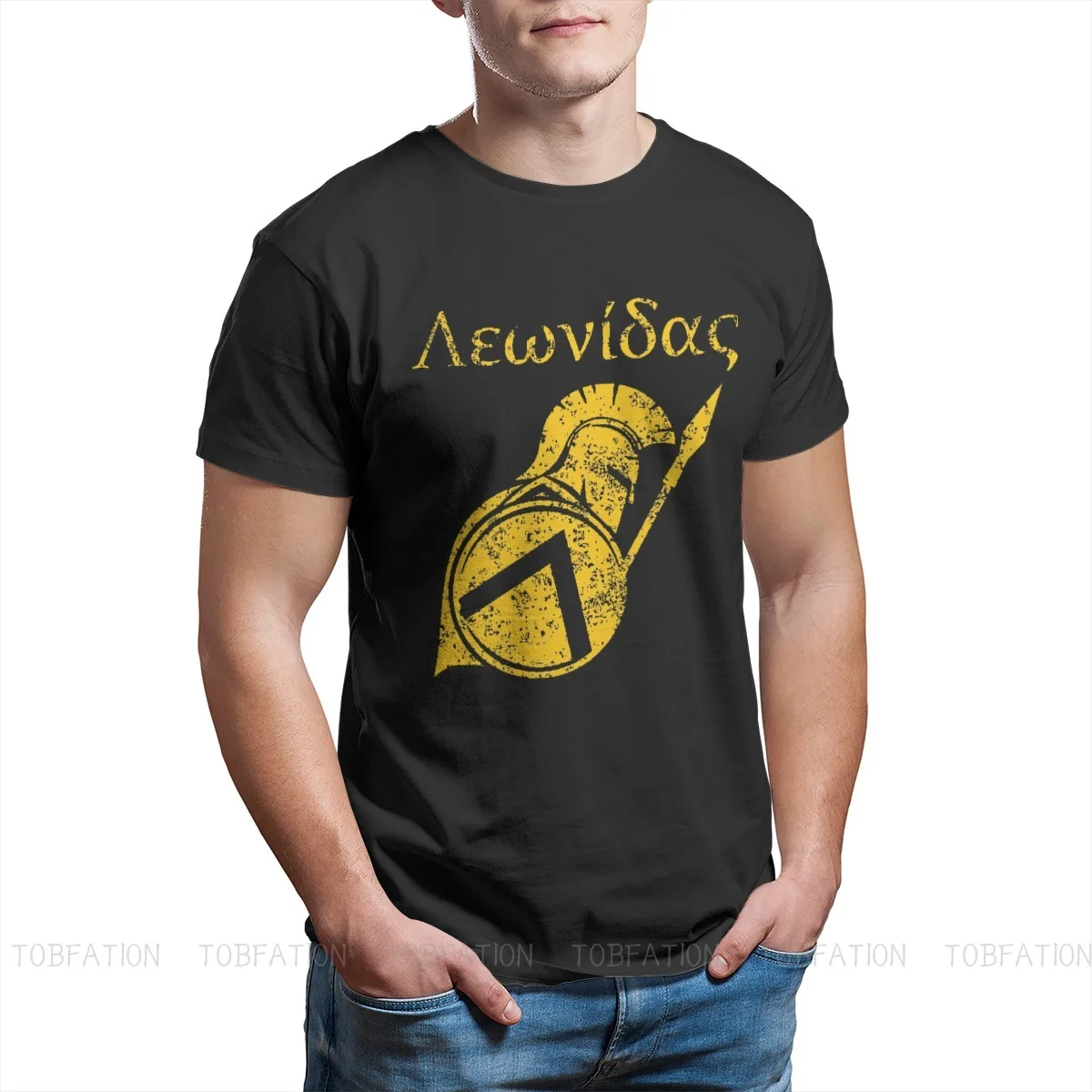 Men Streetwear Roman Mythology Janus Vesta Archaic Triad Saturn Fashion T-Shirt Leonidas Hip Hop Clothing