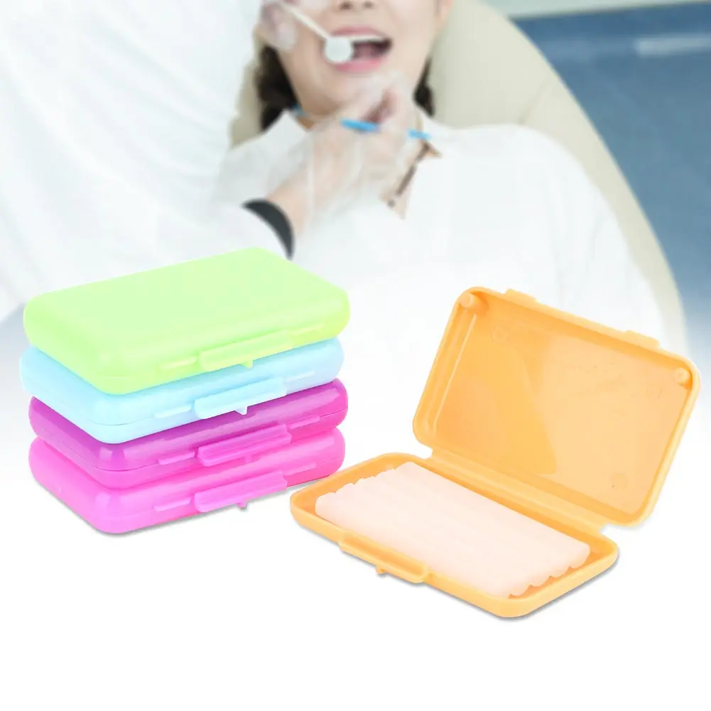 5 Box Medical Brace Wearer Protector Relief Wax For Dental Orthodontics Teeth Oral Hygiene Care Prevent Oral Ulcers Clean Teeth