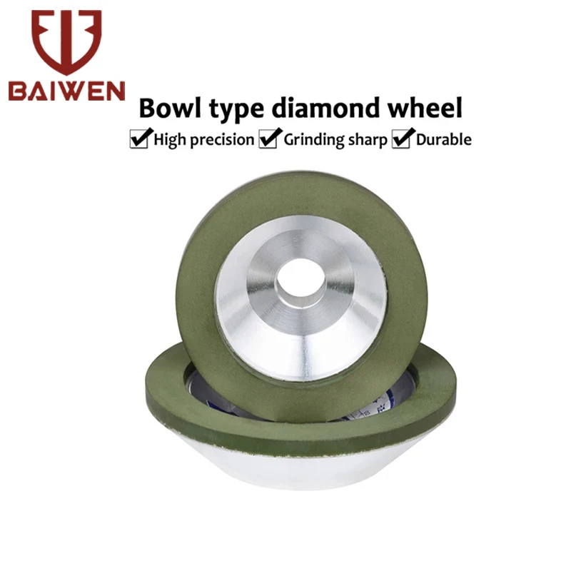 100mm/125mm Diamond Grinding Wheel Cup Grinder Disc Abrasive Tool for Carbide Cutter Sharpener 150-400#