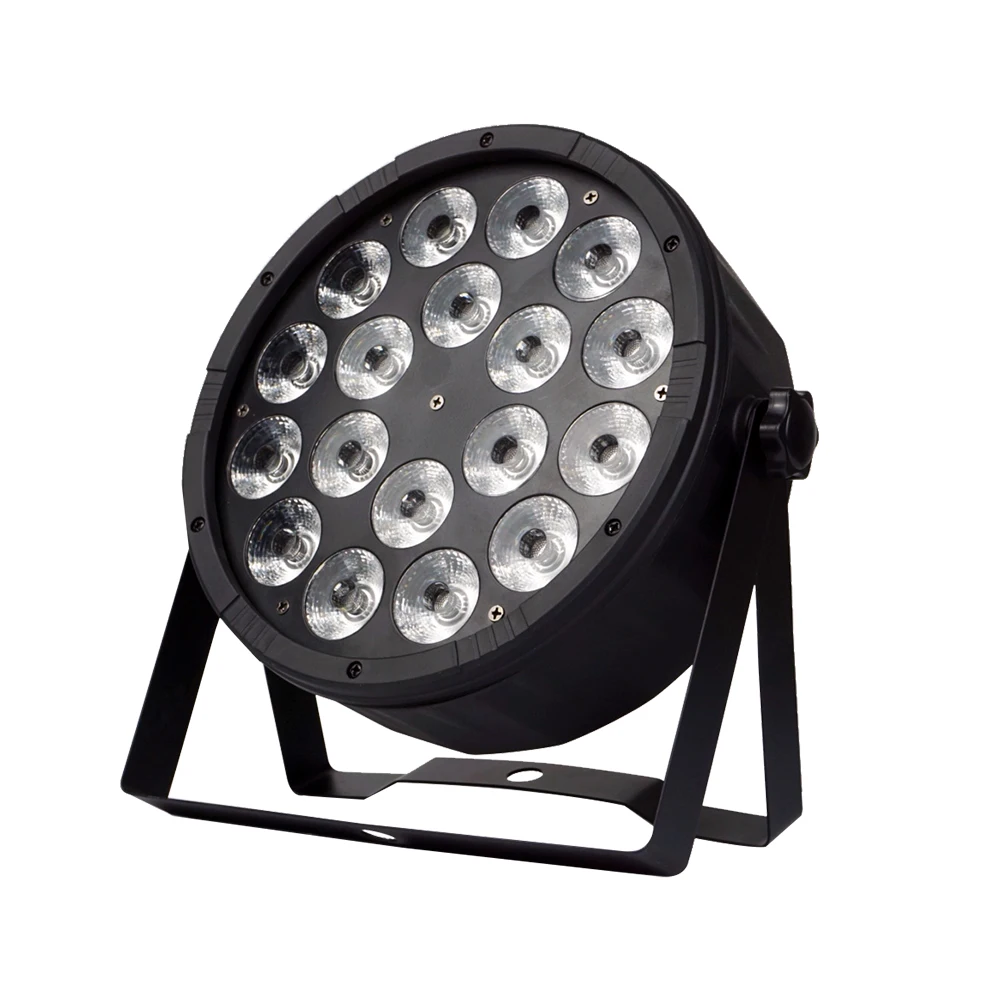 Stage LED Par Light, Acessórios DIY, Componente Componente, 18x12W, RGBW, 4in 1