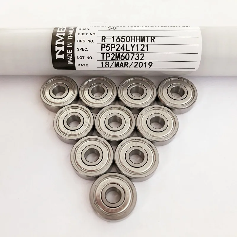 50 Stück NMB Minebea 625ZZ R-1650HH Hochgeschwindigkeits-Miniatur-Kugellager 5x16x5mm Drahtgeschnitten 1650 625 5*16*5 für Präzisionsanwendungen – Detail 3