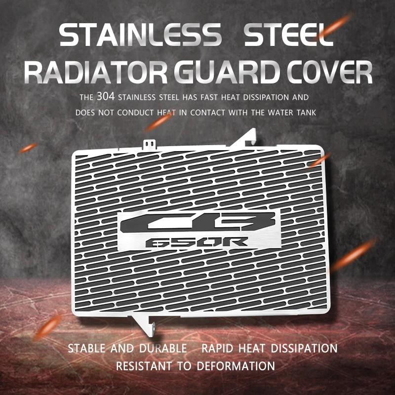 Stainless Steel Motorcycle Radiator Guard Radiator Grille Cover Fits For HONDA CB650R 2018 2019 2020
