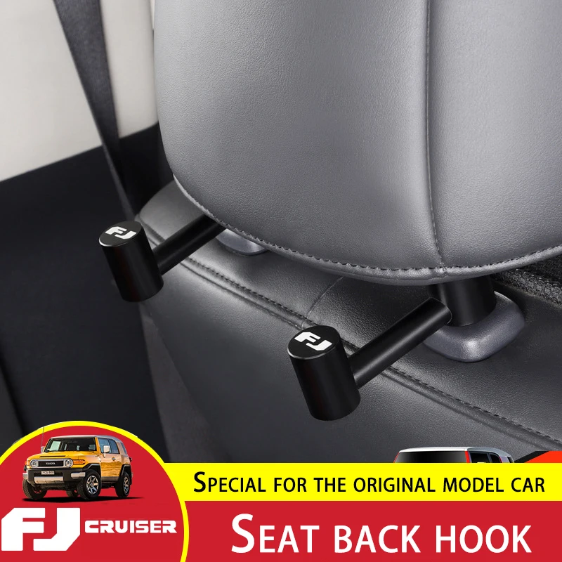 For Toyota FJ Cruiser Seat Back Hook Aluminum Alloy Seat Back Storage Organizer FJ Cruiser Fastener & Clip Interior Accessories