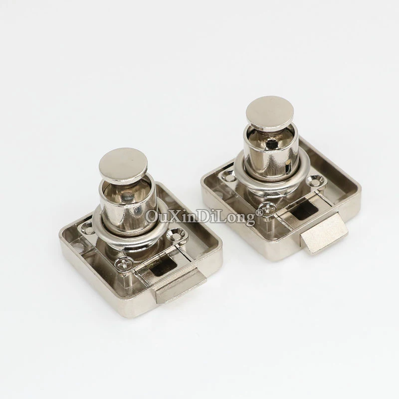 

Brand New 10PCS Camper Car Push Lock RV Caravan Boat Motor Home Cabinet Drawer Latch Button Locks For Furniture Hardware