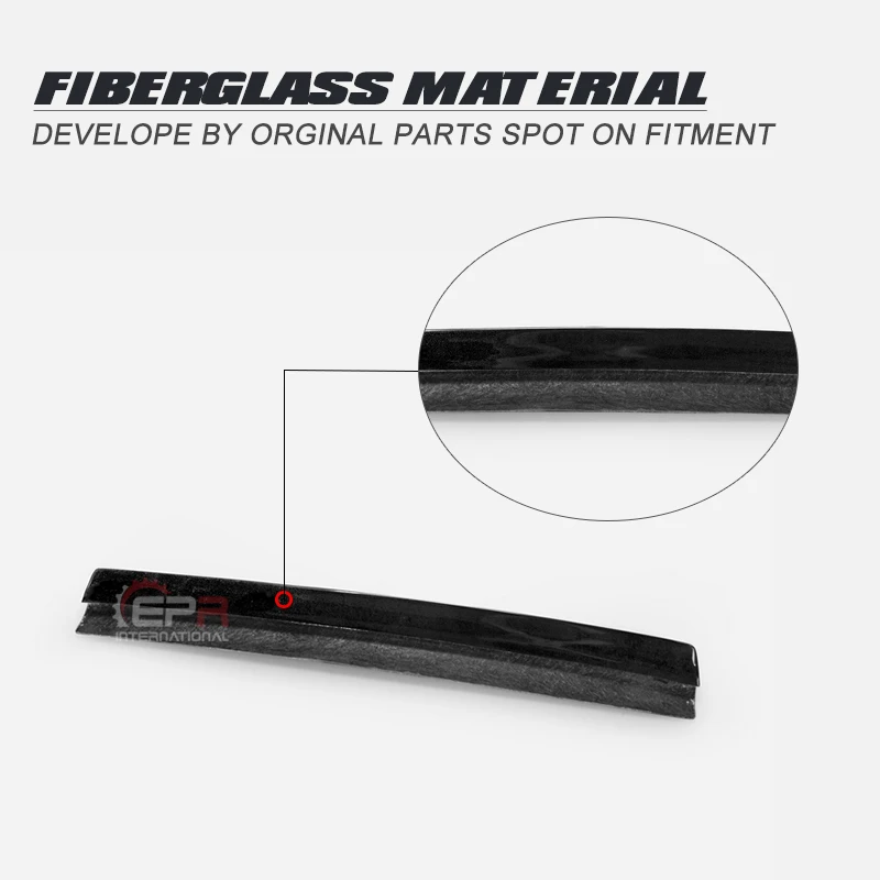 Car-styling FRD Type Fiberglass Rrear Spoiler Gurney Flap FRP Fiber Glass Splitter Wing Extension Kit For Nissan Skyline R32 GTR