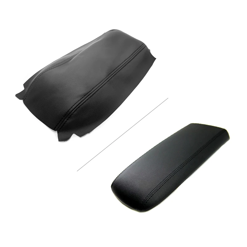 Accesorios para coche, tapa de consola central, caja de reposabrazos, cubierta de cuero, pegatina embellecedora para Ford Explorer 1995 1996 1997 1998 1999 2000 2001