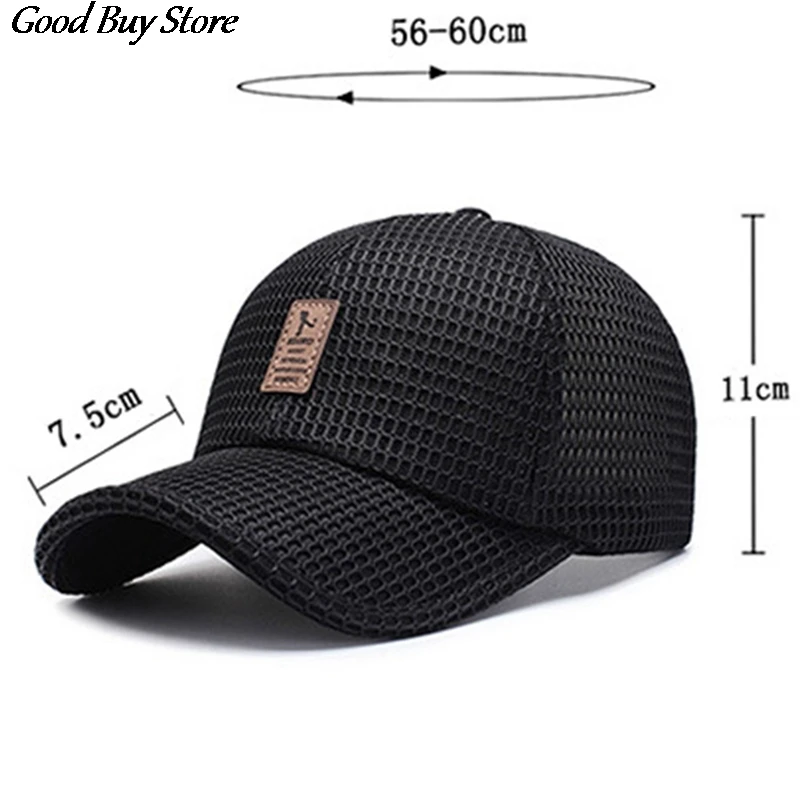 New Arrival Adult Unisex Mesh Baseball Caps Adjustable Cotton Breathable Comfortable Sunshade Sun Hat Snapback Caps Gorras