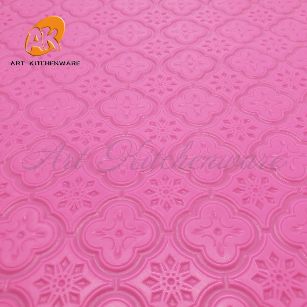 Big Lattices Lace Mat for Wedding Cake Decorating Silicone Cake Mold Fondant Cake Decorating Tools Border Decoration Lace Mold